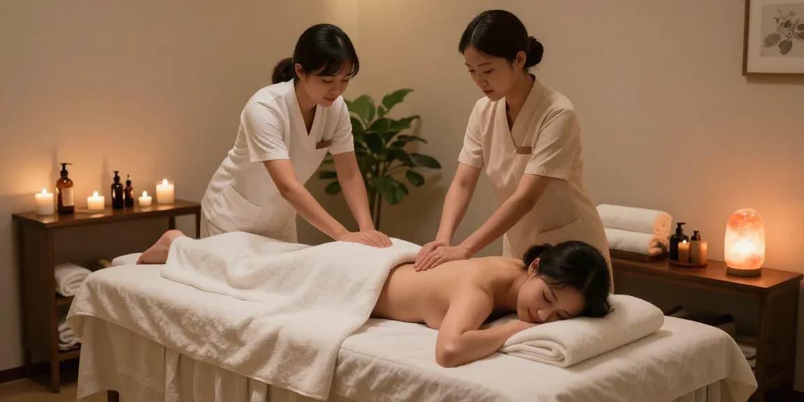 Relaxing 선릉출장마사지 therapy setting with soothing ambiance and professional touch.
