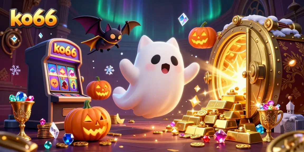 Experience exciting gameplay at ko66's haunted casino with treasure-filled adventures around friendly ghosts.